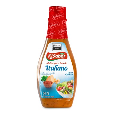 MOLHO SALADA KISABOR ITALIANO 240ML