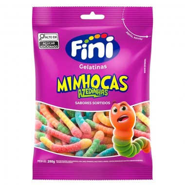 BALA FINI MINHOCAS CITRICAS 240GR
