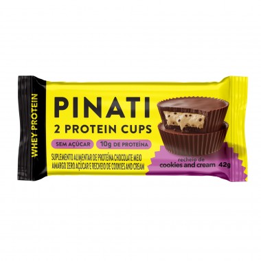 BARRA PROT PINATI CUPS COOKIES 42G