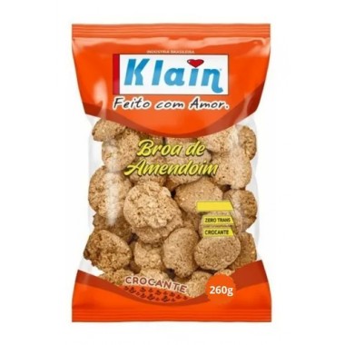 BISCOITO KLAIN AMENDOIN CROCANTE 250GR