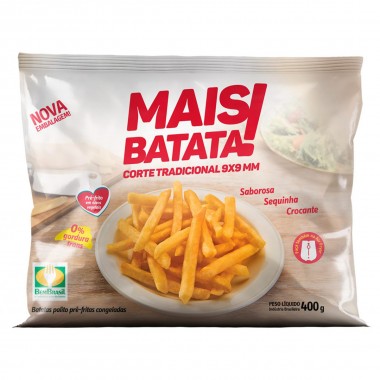 BATATA PALITO MAIS BATATA CONG 400G