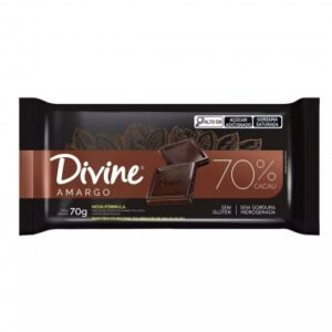 CHOCOLATE DIVINE AMARGO 70 CACAU 70GR