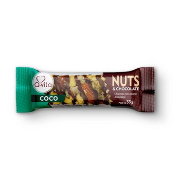 BARRA Q VITA NUTS COCO CHOCOLATE 33GR