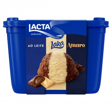 SORVETE LACTA 3 CHOCOLATES 1,5L