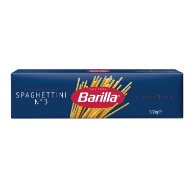 MASSA BARILLA SPAGHETTINI N3 500GR