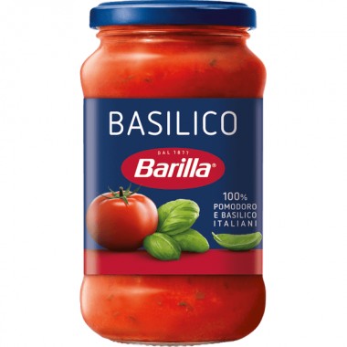 MOLHO TOMATE BARILLA BASILICO 400G